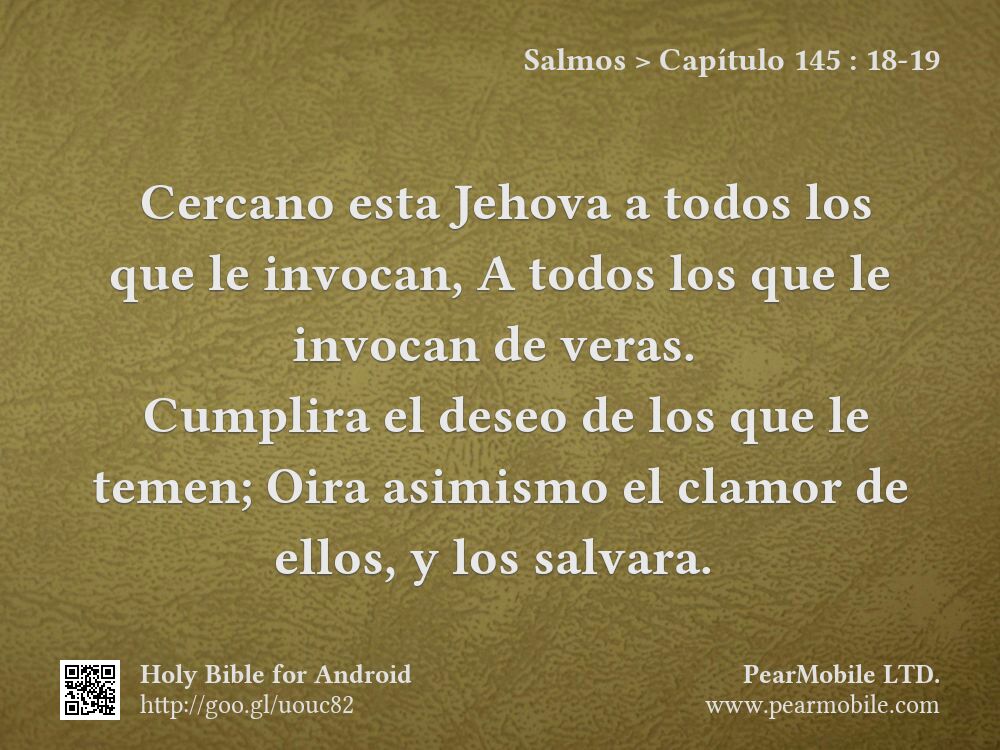 Salmos, Capítulo 145:18-19